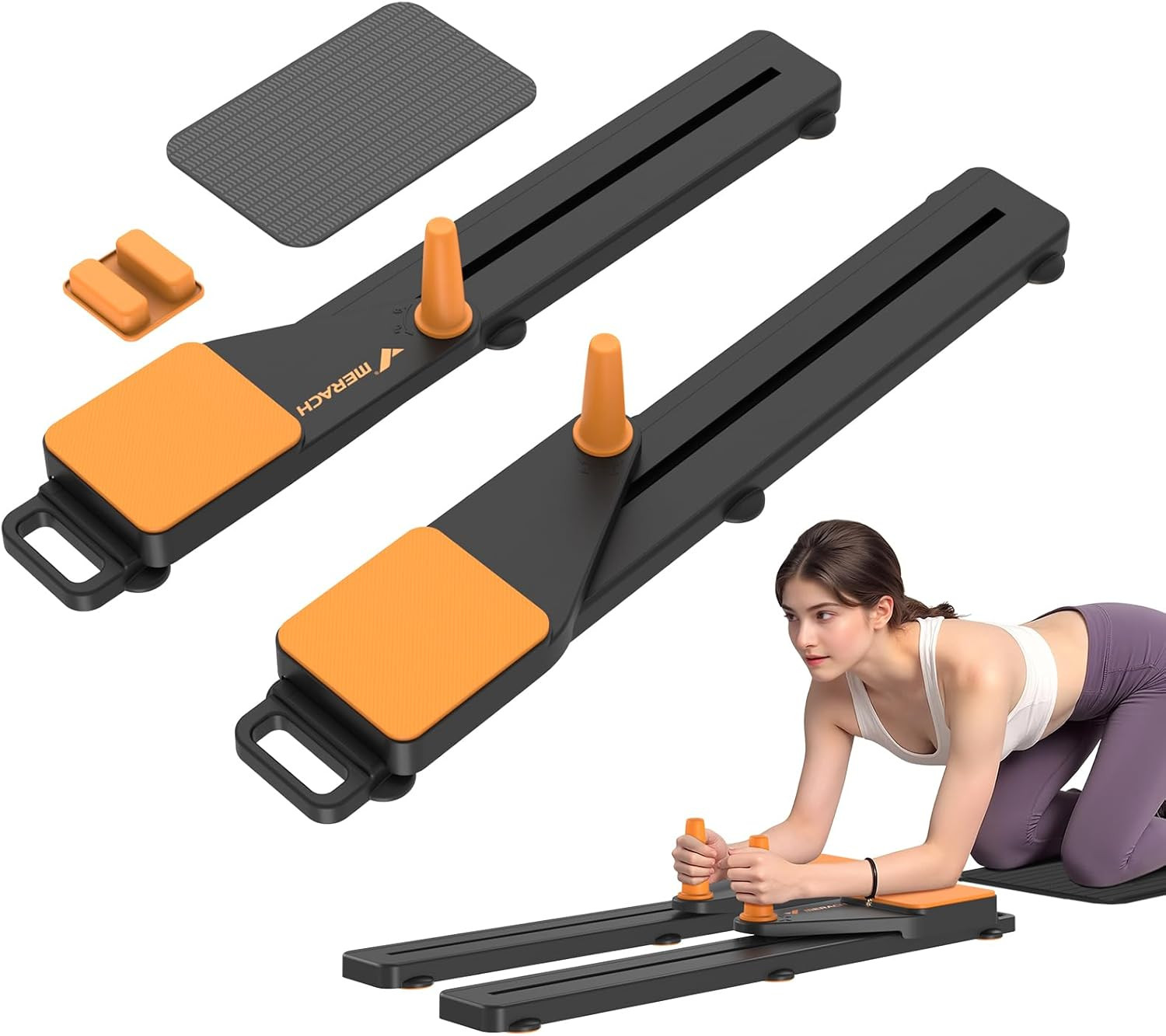 MERACH Pilates Board, Multifunctional Abdominal Plate, Detachable Ab Trainer Machine with Anti-Sl... | Amazon (US)