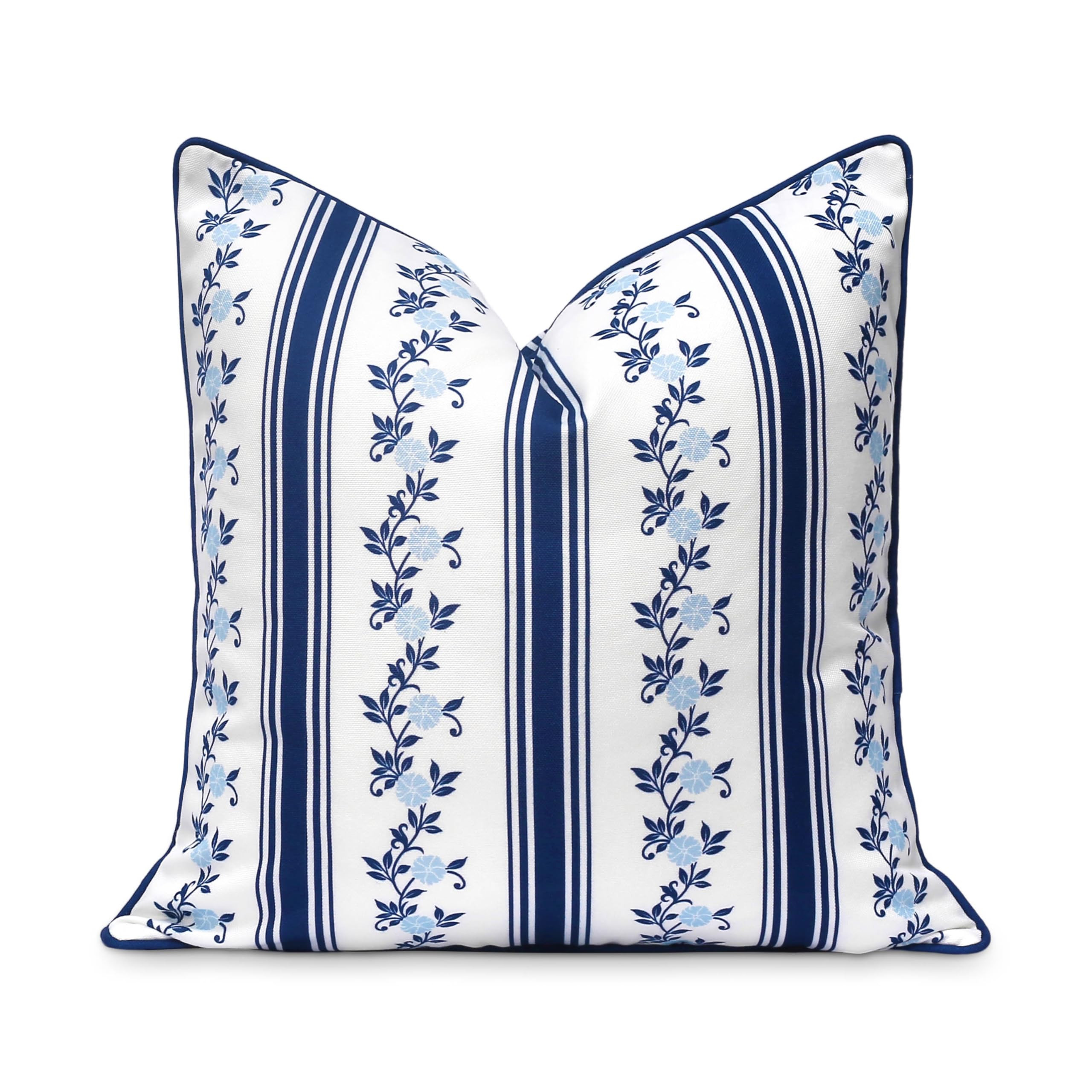 Hofdeco Premium Coastal Patio Indoor Outdoor Throw Pillow Cover Only, 20"x20" Water Repellent for... | Amazon (US)