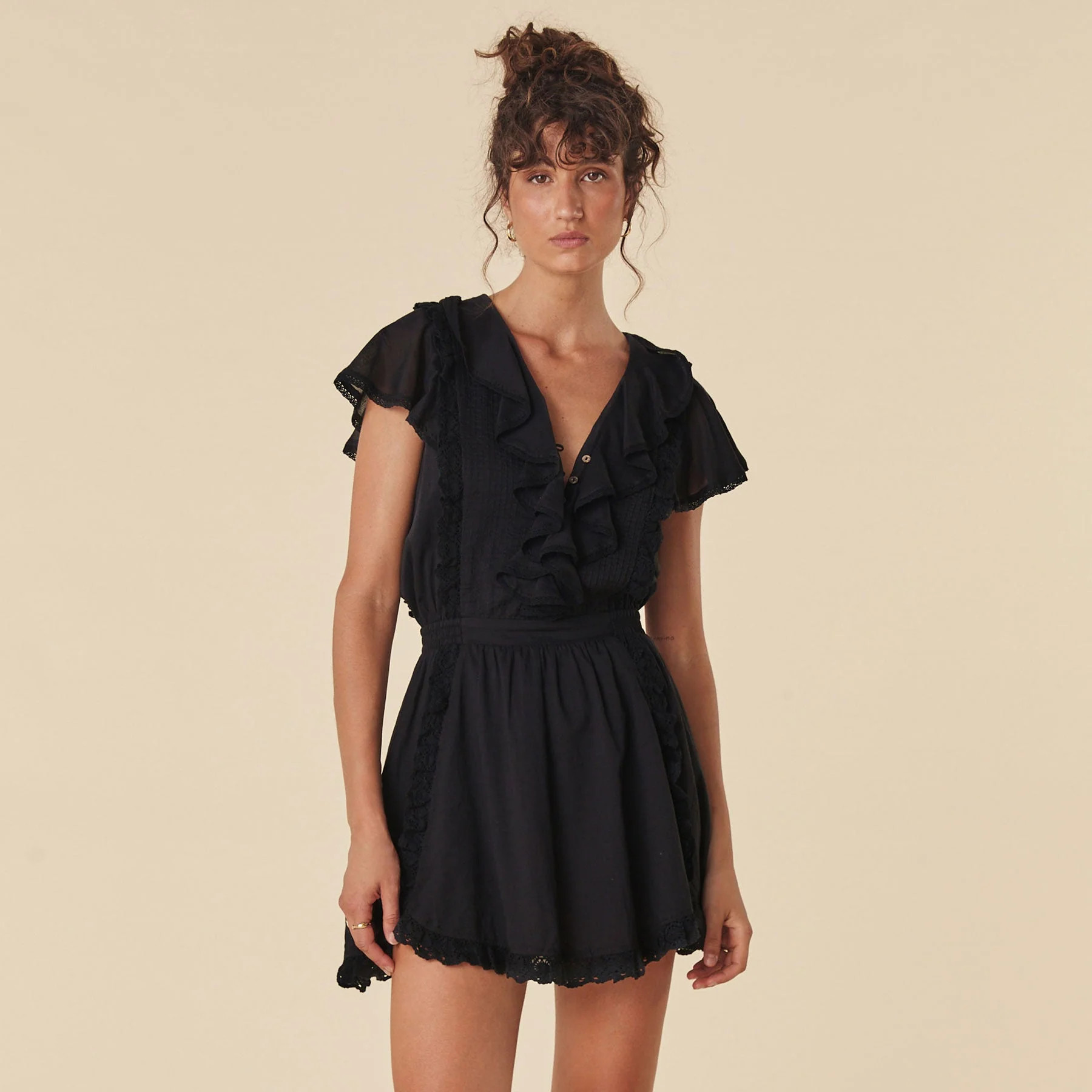 Dove Lace Mini Dress | Spell Designs (USA)