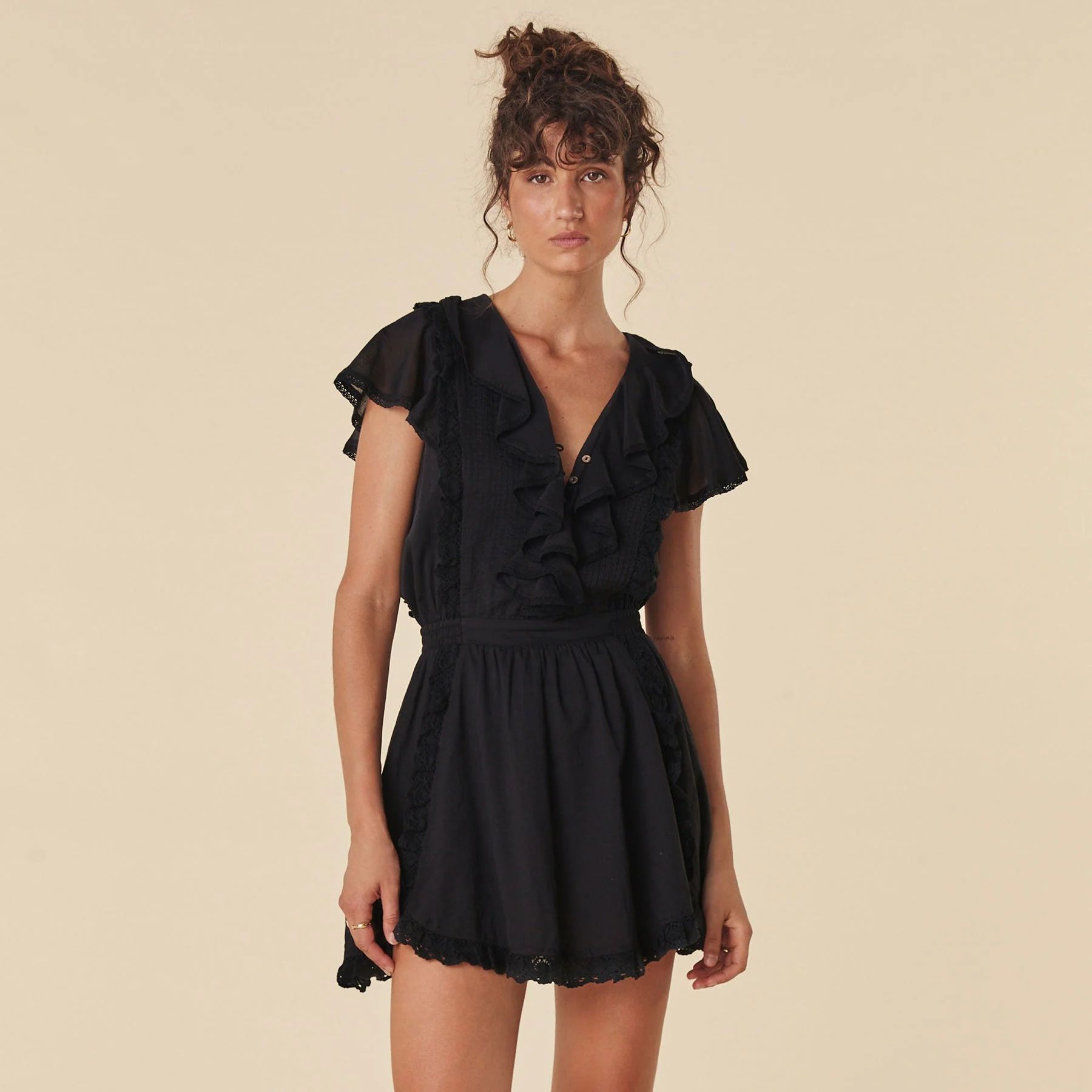 Dove Lace Mini Dress | Spell (USA)