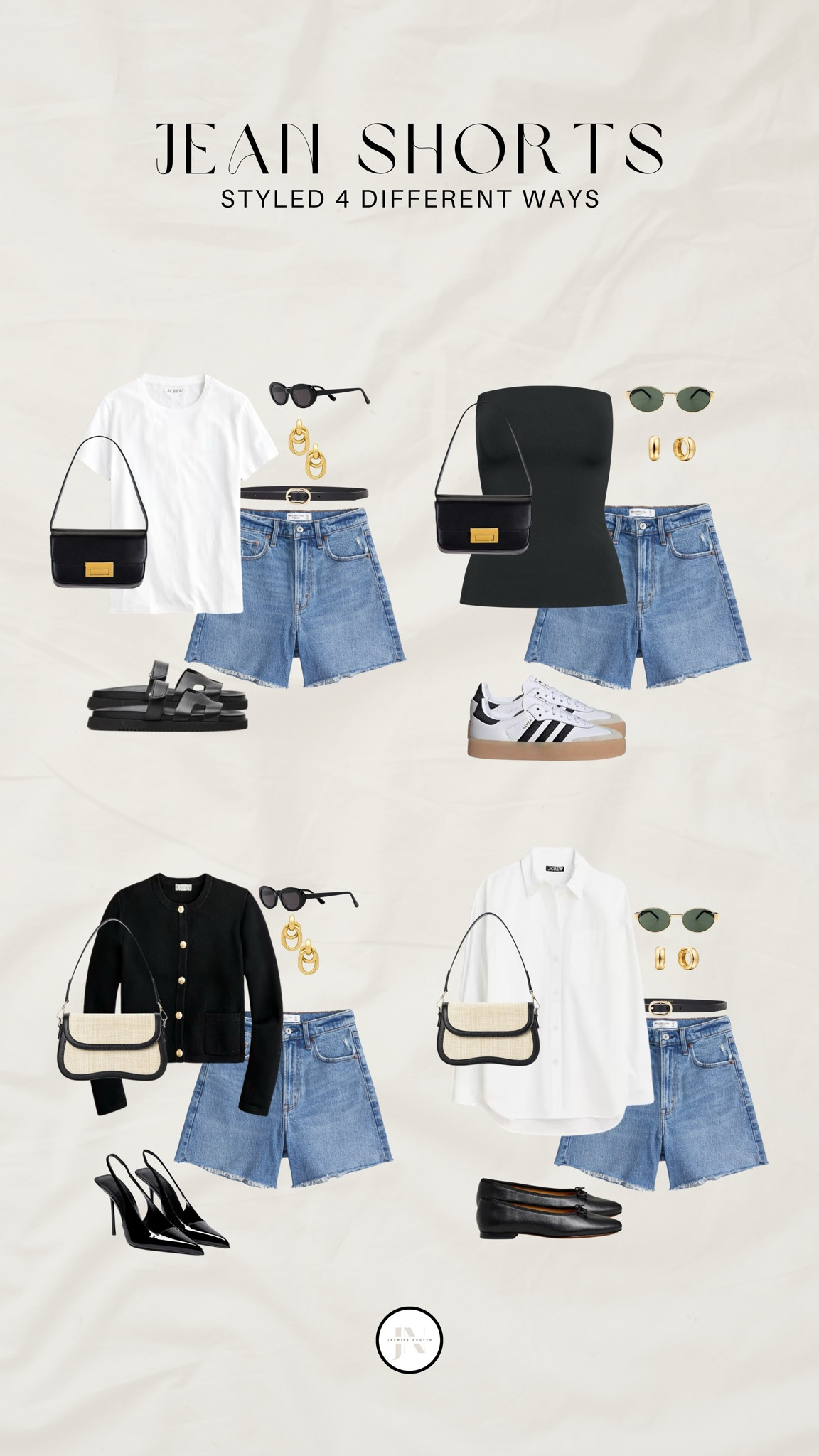 Jean Shorts - Styled 4 different ways! 


#LTKStyleTip #LTKBeauty 

#LTKSeasonal