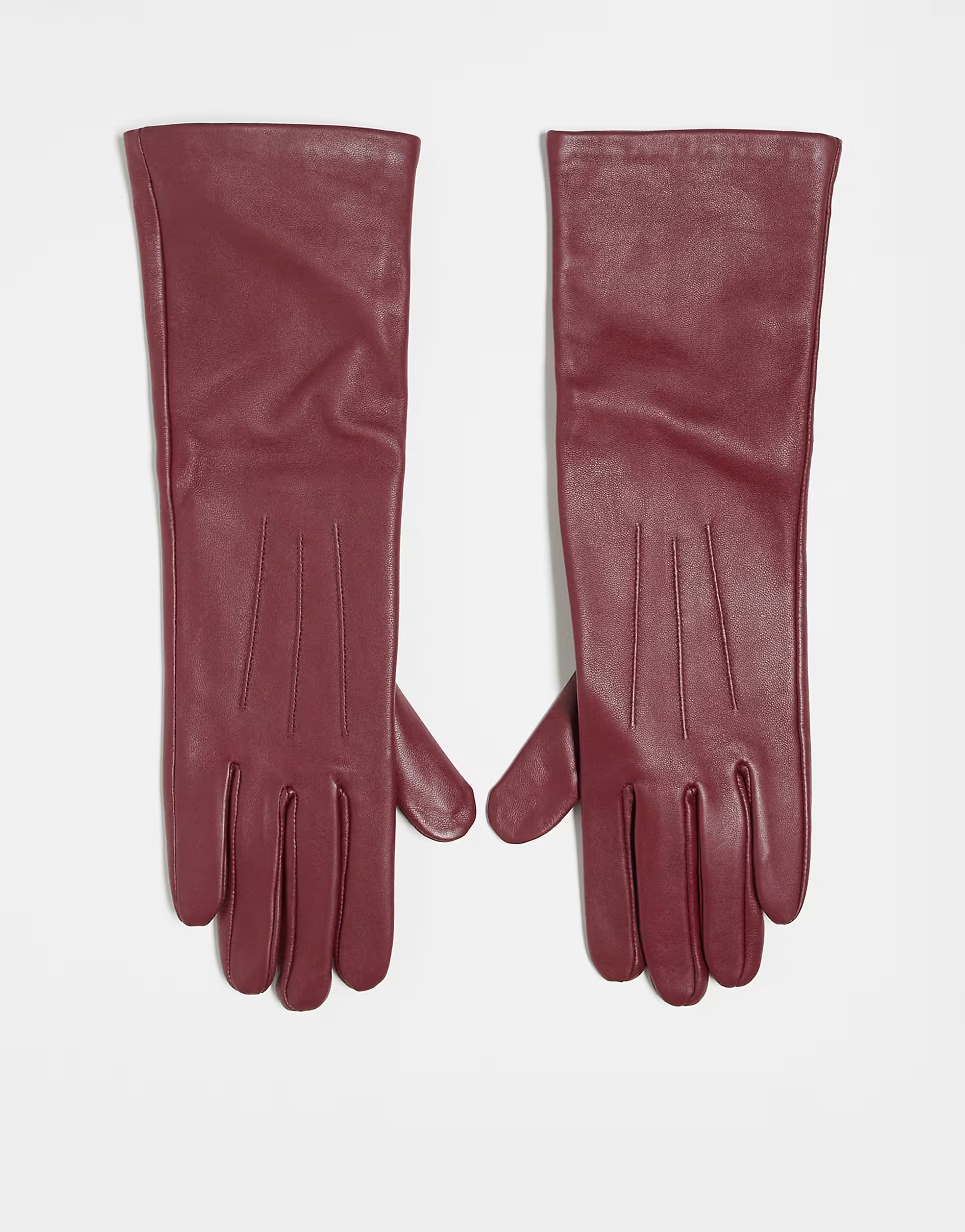 Topshop Gibson leather gloves in oxblood | ASOS | ASOS (Global)