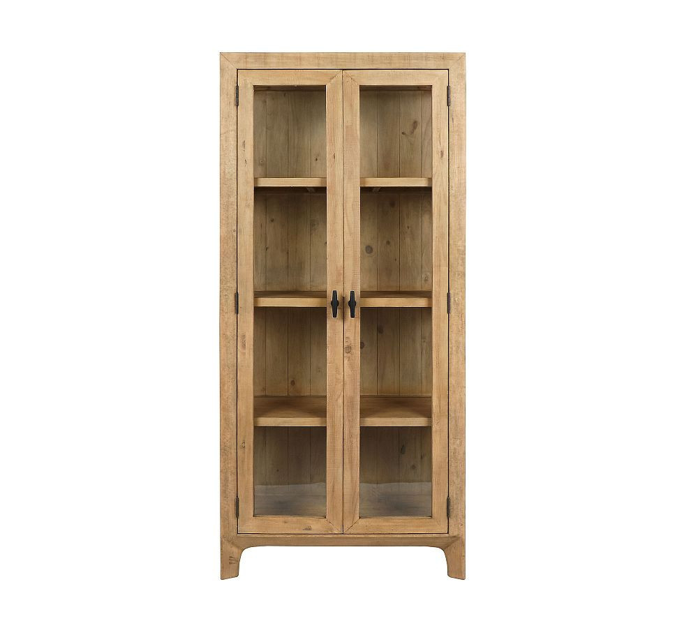 Mandeville Reclaimed Pine Cabinet, Natural | Pottery Barn (US)
