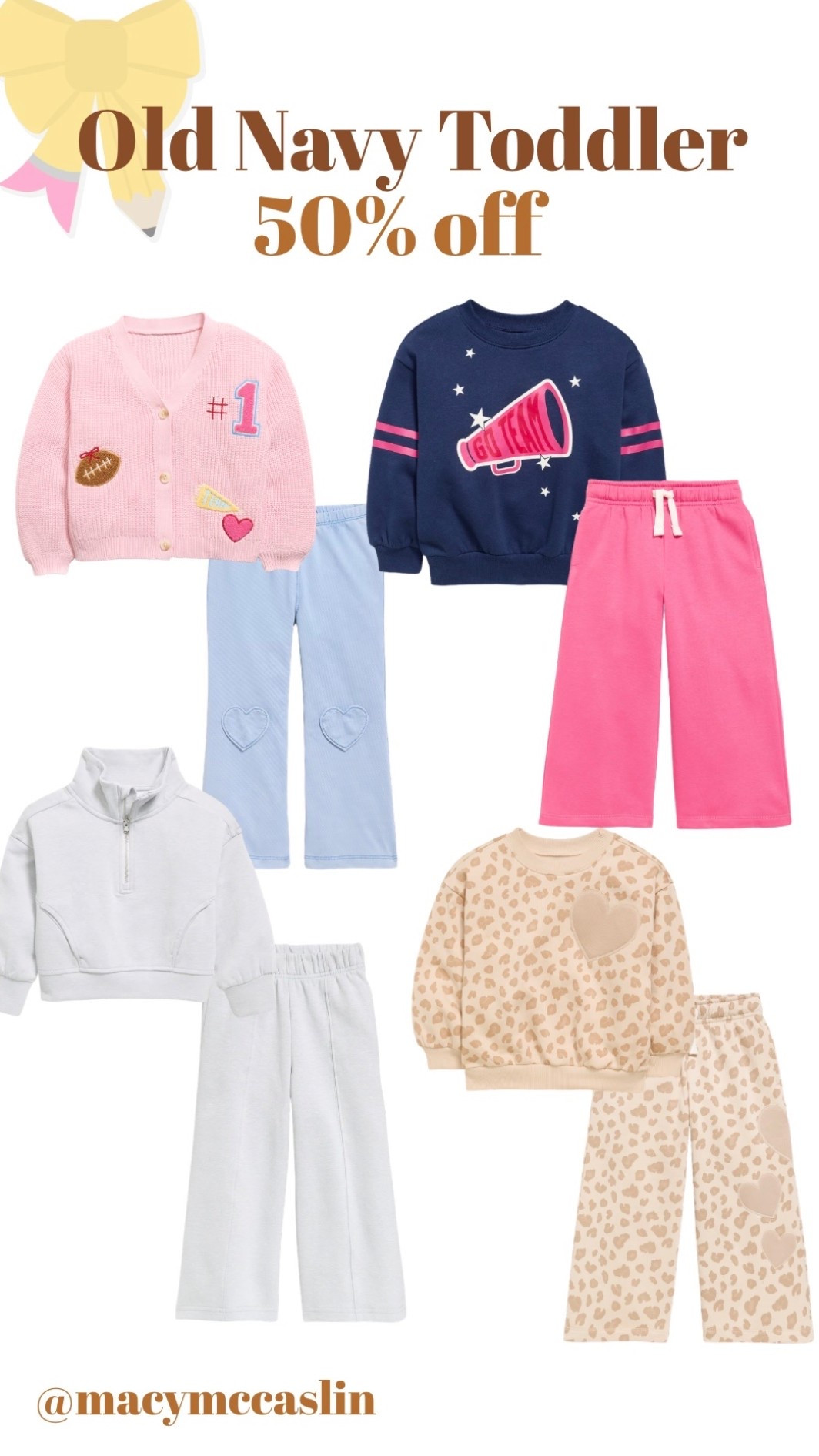 50% off at Old Navy back to school shopping for toddler girls. Fall clothes.

#LTKSaleAlert #LTKKids