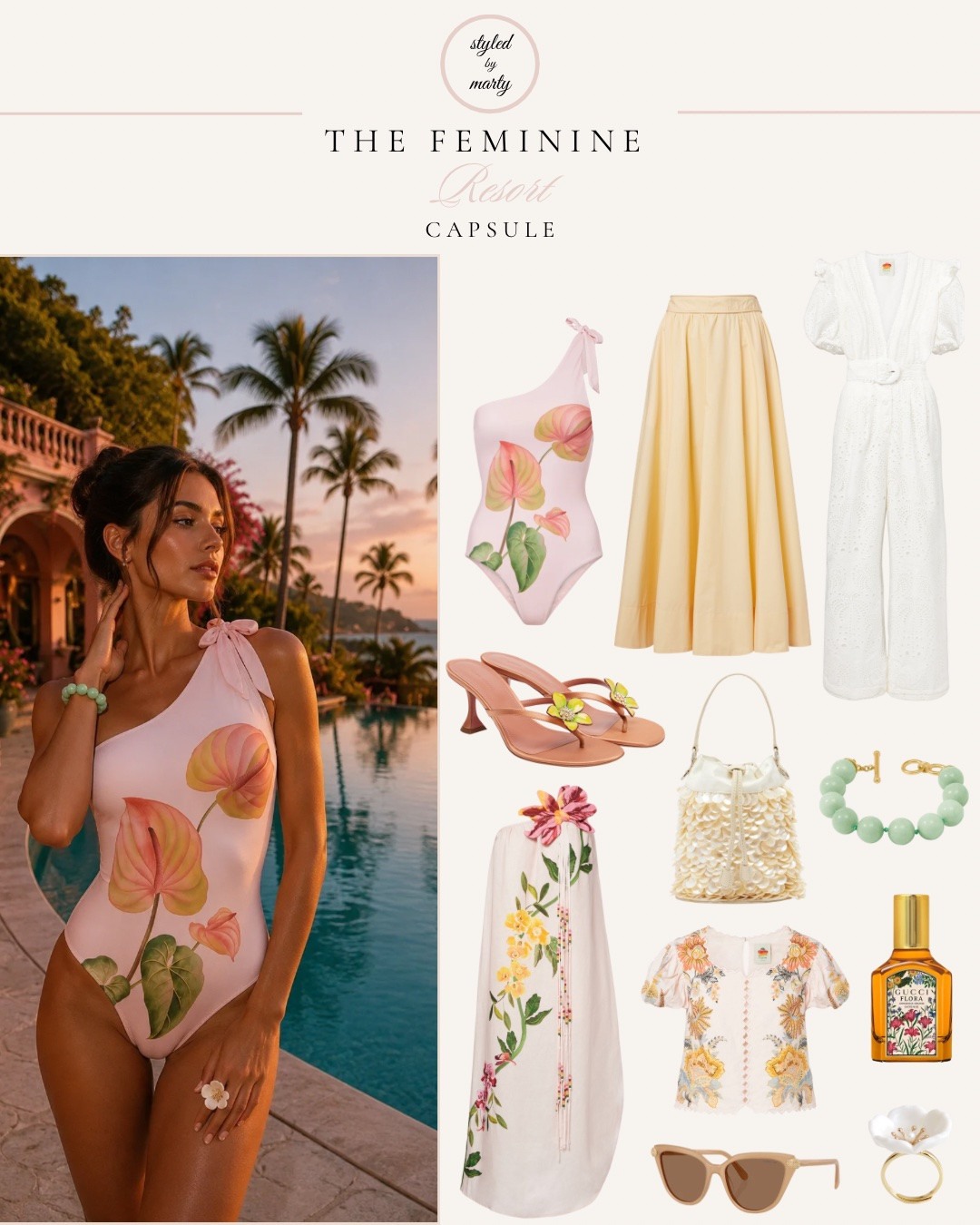 🌴🌺 The Feminine Resort Capsule🌺🌴

Capsule wardrobe, capsule collection, summer capsule wardrobe, resort wear, resort fashion, resort style, summer outfit, summer fashion, vacation outfit, vacation style, feminine style, feminine outfit, romantic style, floral fashion, floral outfit, summer accessories, summer bag

#LTKsummer #LTKstyletip #LTKswimwear