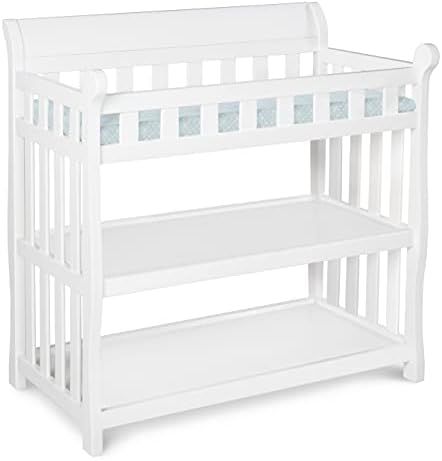 Delta Children Eclipse Changing Table with Changing Pad, White | Amazon (US)