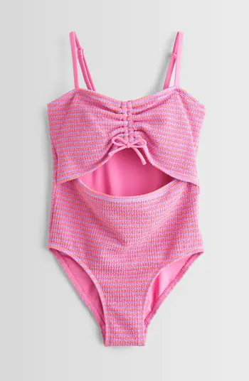 Treasure & Bond Kids' Textured Cutout Swimsuit | Nordstrom | Nordstrom
