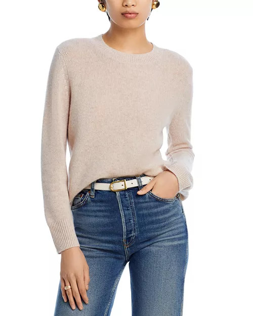C by Bloomingdale's CashmereBoxy Crewneck Sweater - Exclusive | Bloomingdale's (US)