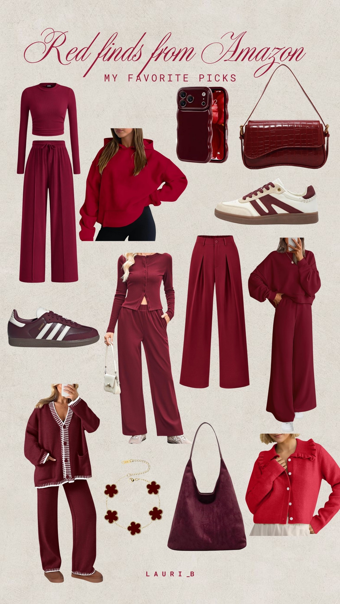 My favorite red fashion picks!♥️🍒