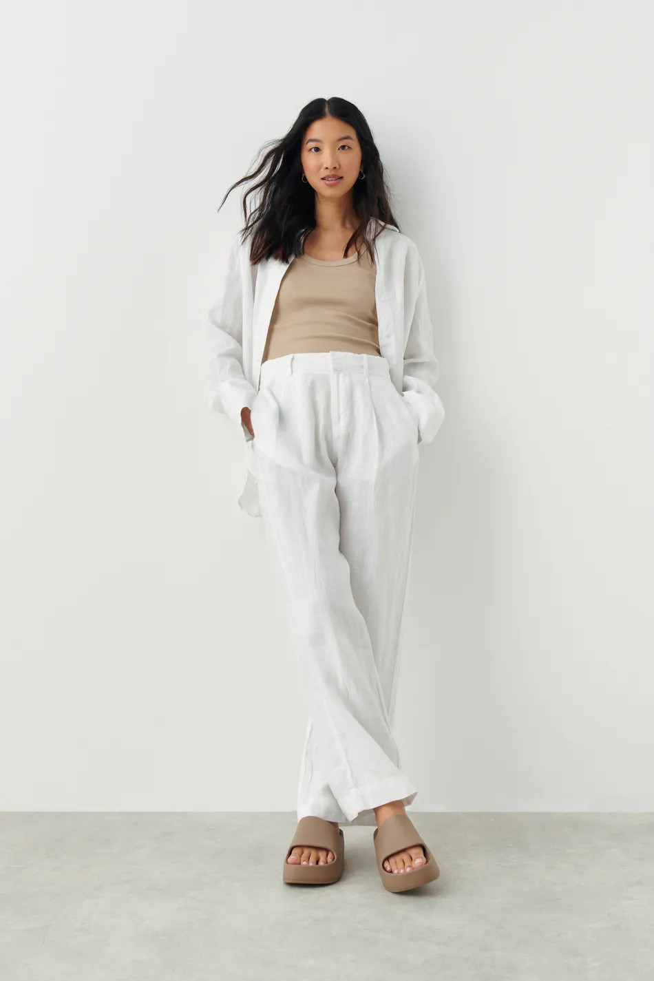 Linen trousers - Gina Tricot | Gina Tricot SE