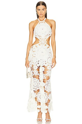Accalia Crochet Gown | FWRD 