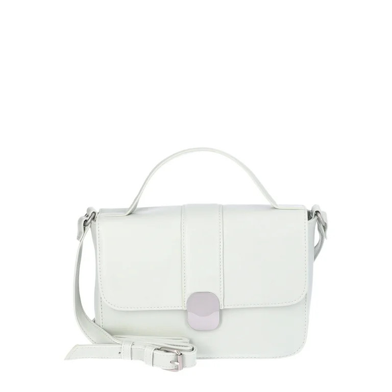 Time and Tru Women's Vida Crossbody Bag, Seafoam | Walmart (US)