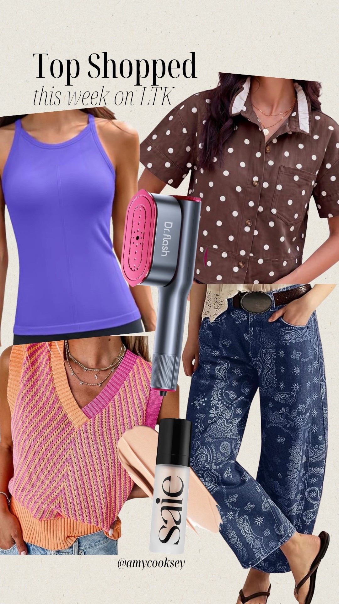 A few repeats from last week’s top shopped because when y’all find a good one, you STICK WITH IT. And honestly? Same.

#LTKAmazon #PolkaDots #AthleticTop #HOCSpring #Steamer

#LTKBeauty #LTKSaleAlert #LTKHome