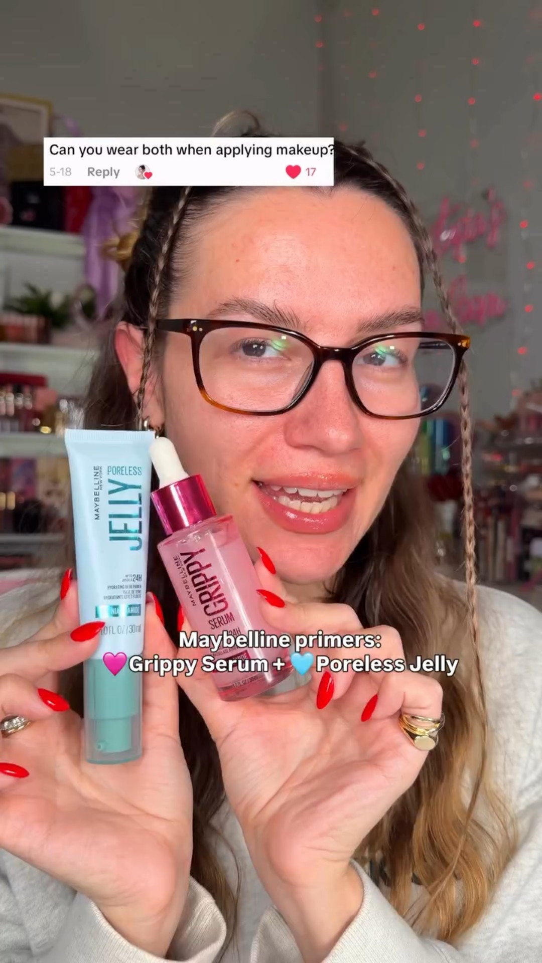 trying out BOTH 🩷GRIPPY SERUM AND 🩵PORELESS JELLY primers from @maybelline on my oily and textured skin and I AM SHOCKED👀

#texturedskin #blurringprimer #makeupprimer #maybelline #grippyprimer #blurringprimer #skintexture

#LTKBeauty