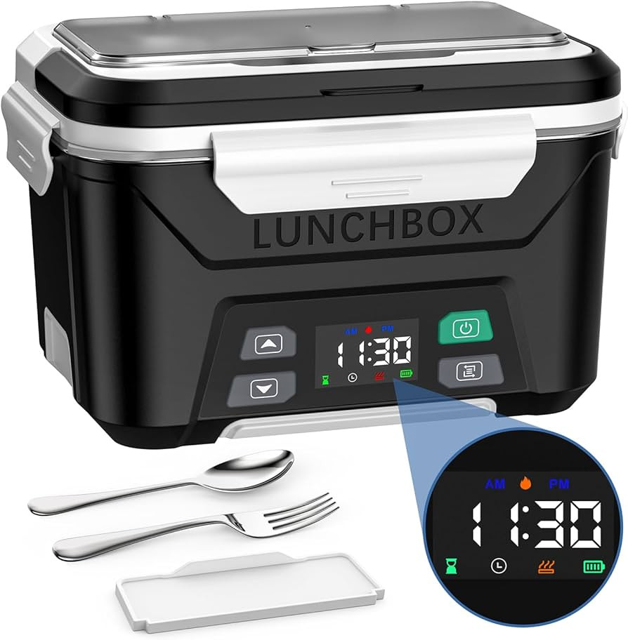 EAST OAK Cordless Electric Lunch Box for Adults, Heated Lunch Box Battery Powered with Automatic ... | Amazon (US)