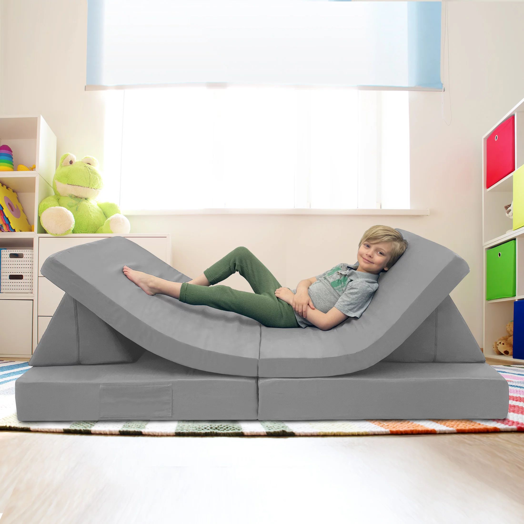 Imaginarium Kids and Toddler Play Couch, Dark Gray | Walmart (US)