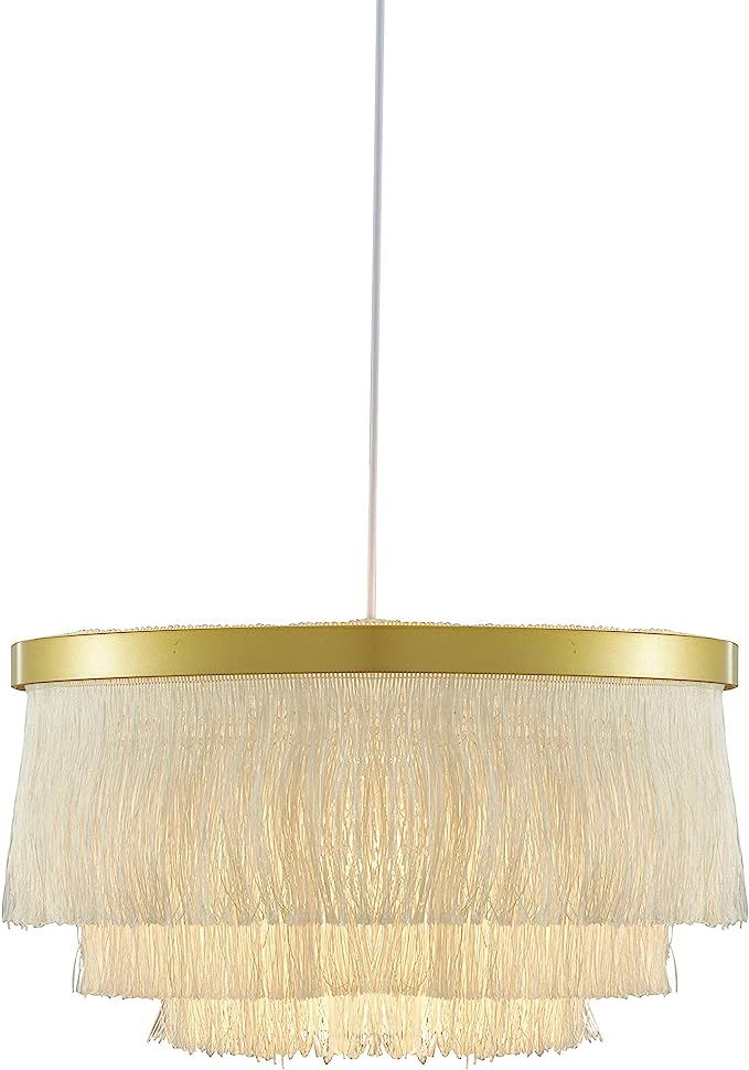 Nordic Boho Romantic Tassel Pendant Lighting Chandeliers Creative Modern Ceiling Lights 3 Tiers i... | Amazon (US)