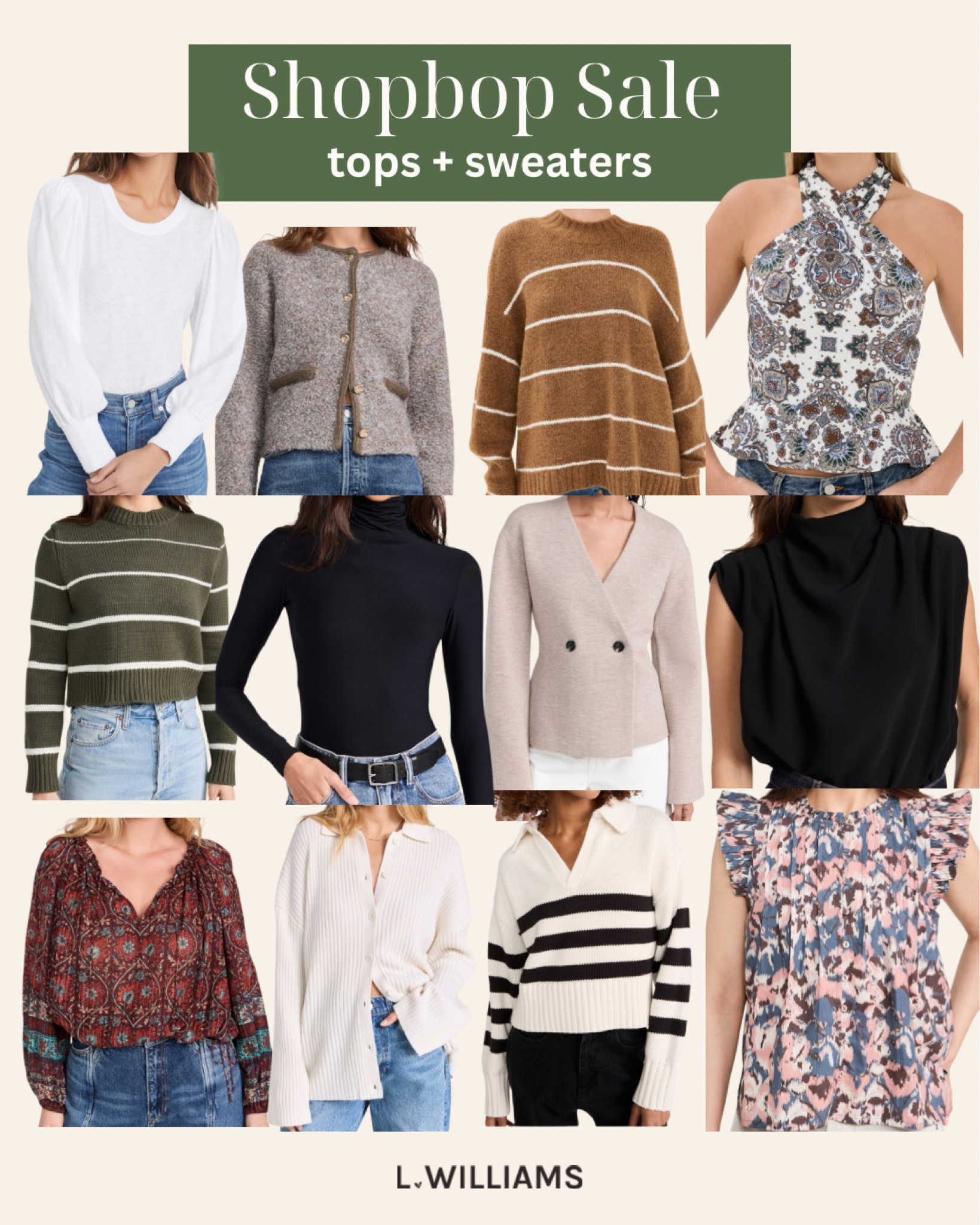 let’s shop a few of my favorite tops and sweaters from the @shopbop sale 🩵

#LTKStyleTip #LTKFallSale #LTKSaleAlert