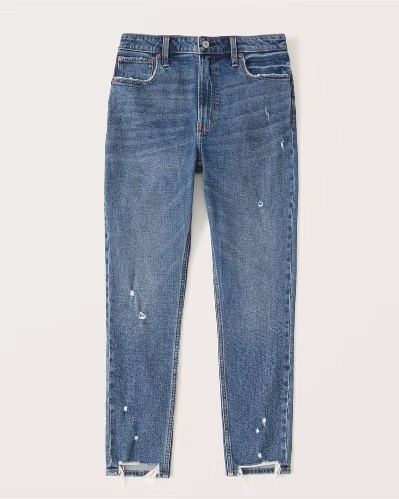 Women's High Rise Skinny Jeans | Women's Bottoms | Abercrombie.com | Abercrombie & Fitch (US)