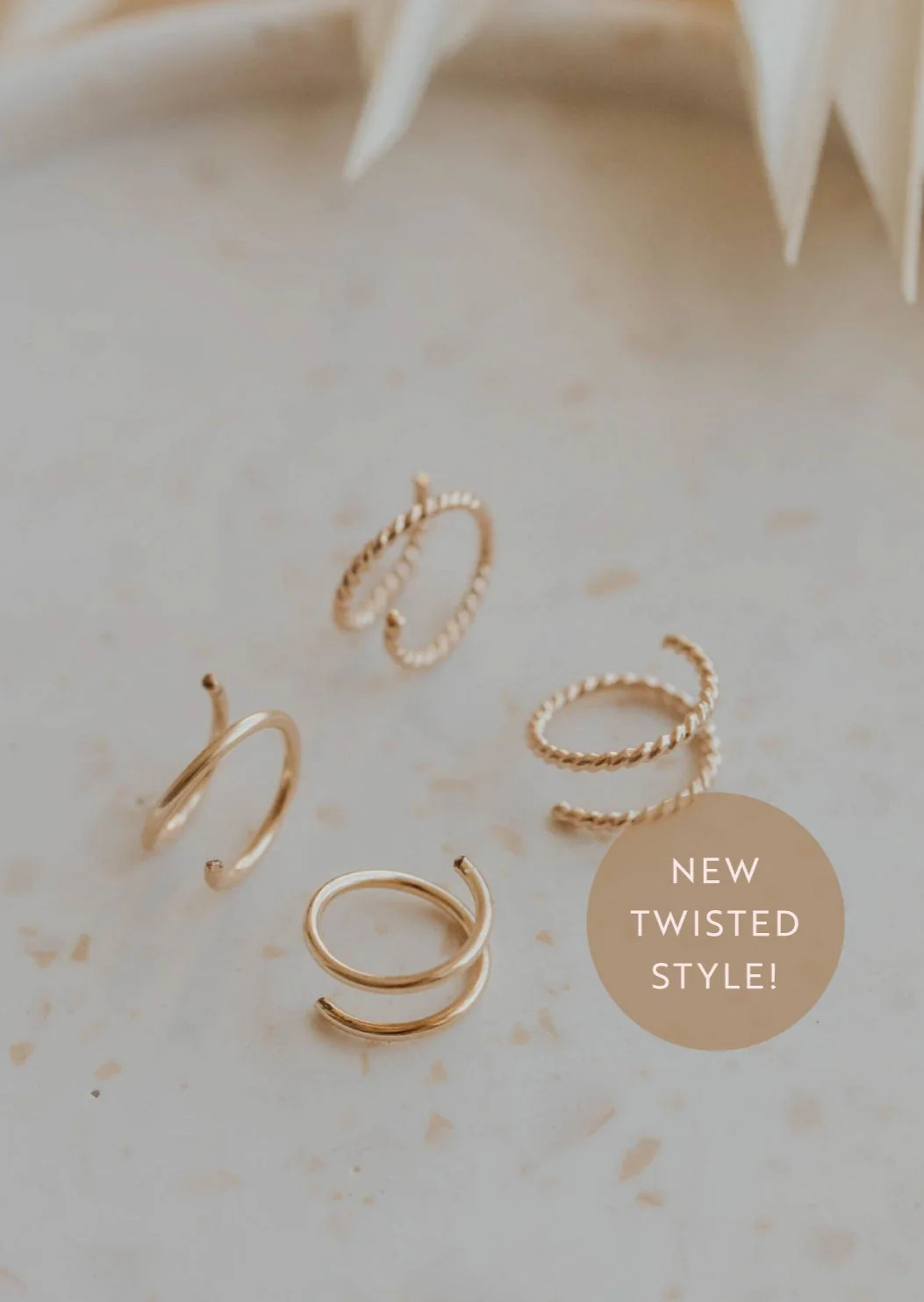 Tiny Twist Earrings | Hello Adorn