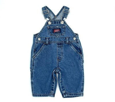 EUC Vintage Old Navy Blue Denim Overalls 0-3M  | eBay | eBay US