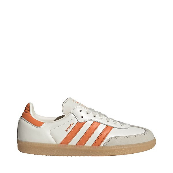 Womens adidas Samba OG Athletic Shoe - Off White / Dusky Orange / Gum | Journeys