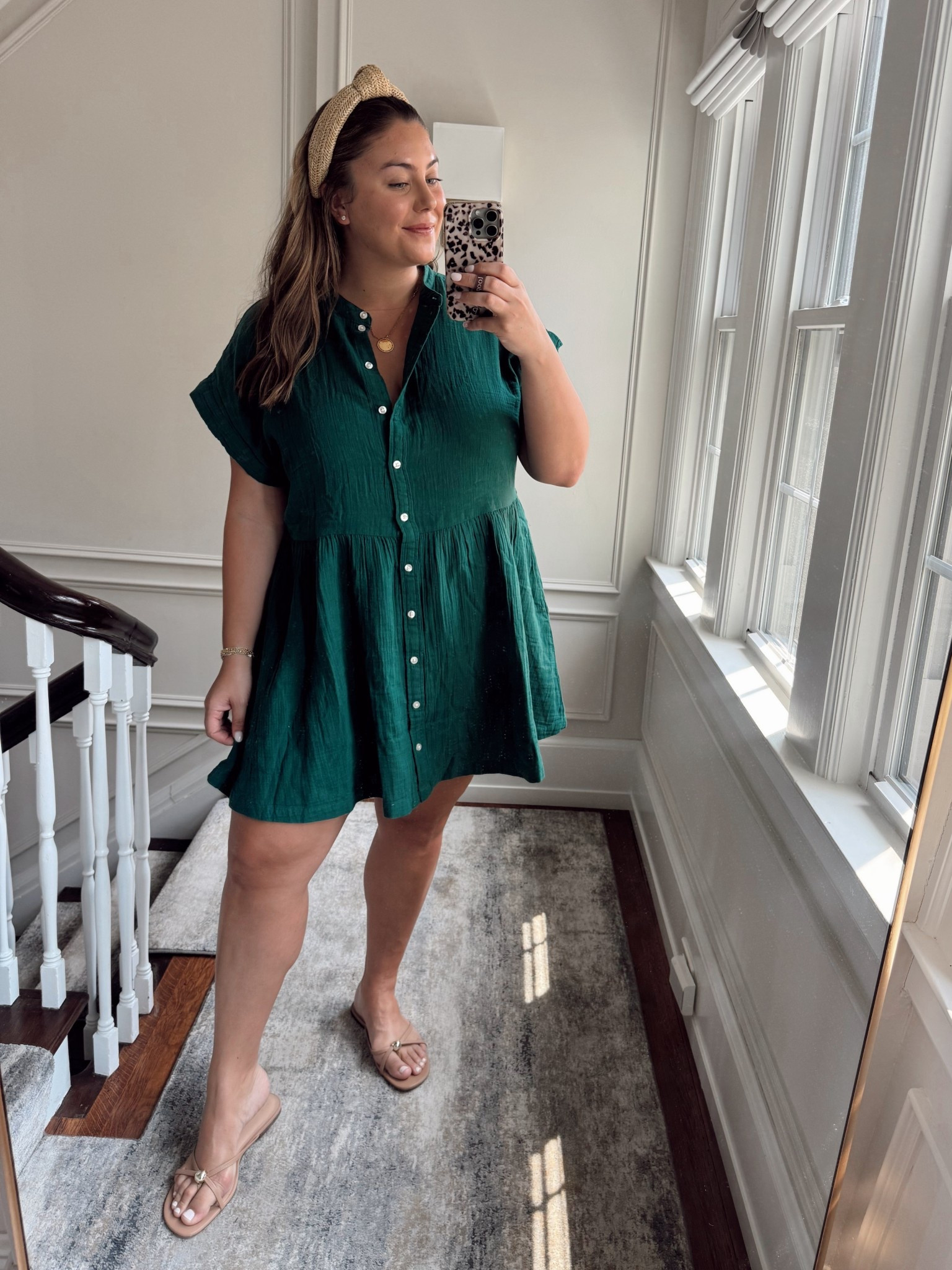 Wearing size XXL in dress. I usually order tall, but didn’t in this, and I think it still works for WFH days and being in the yard but the pool! 

#LTKSeasonal #LTKMidsize #LTKStyleTip