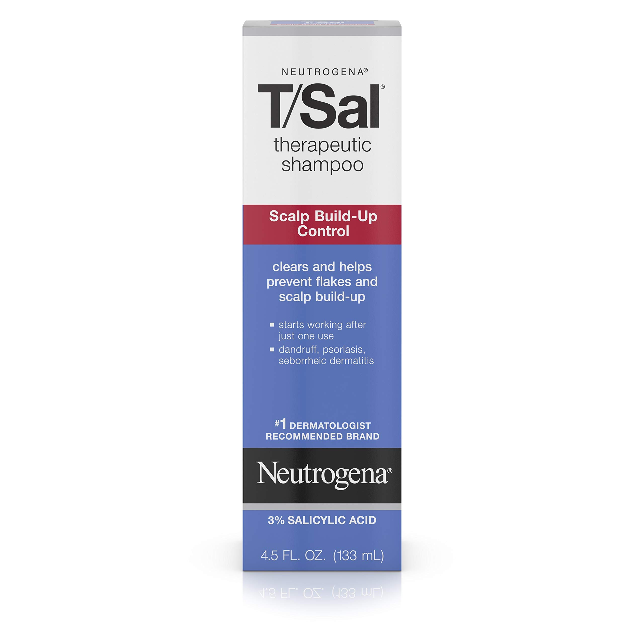 Neutrogena T/SAL Therapeutic Shampoo for Scalp Build-Up Control with Salicylic Acid, Scalp Treatm... | Amazon (US)