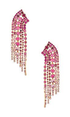 Elizabeth Cole Barrett Earrings in Pink from Revolve.com | Revolve Clothing (Global)