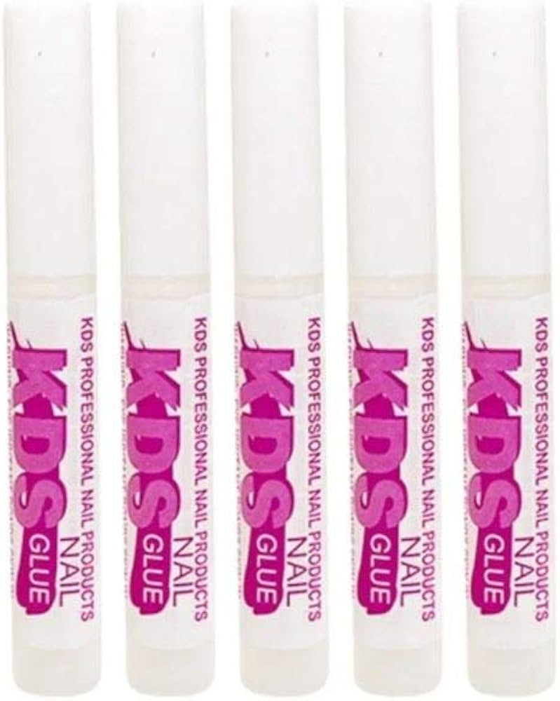 5 pcs KDS Nail Tip Glue - Adhesive Super Bond For Acrylic Nails Tips - 0.07 oz for each glue | Amazon (US)