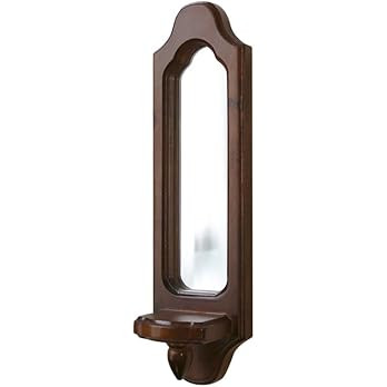 Wood Candle Sconces Wall Shelf,Retro Hanging Wall Decor Candle Shelves for Plant Succulent Displa... | Amazon (US)