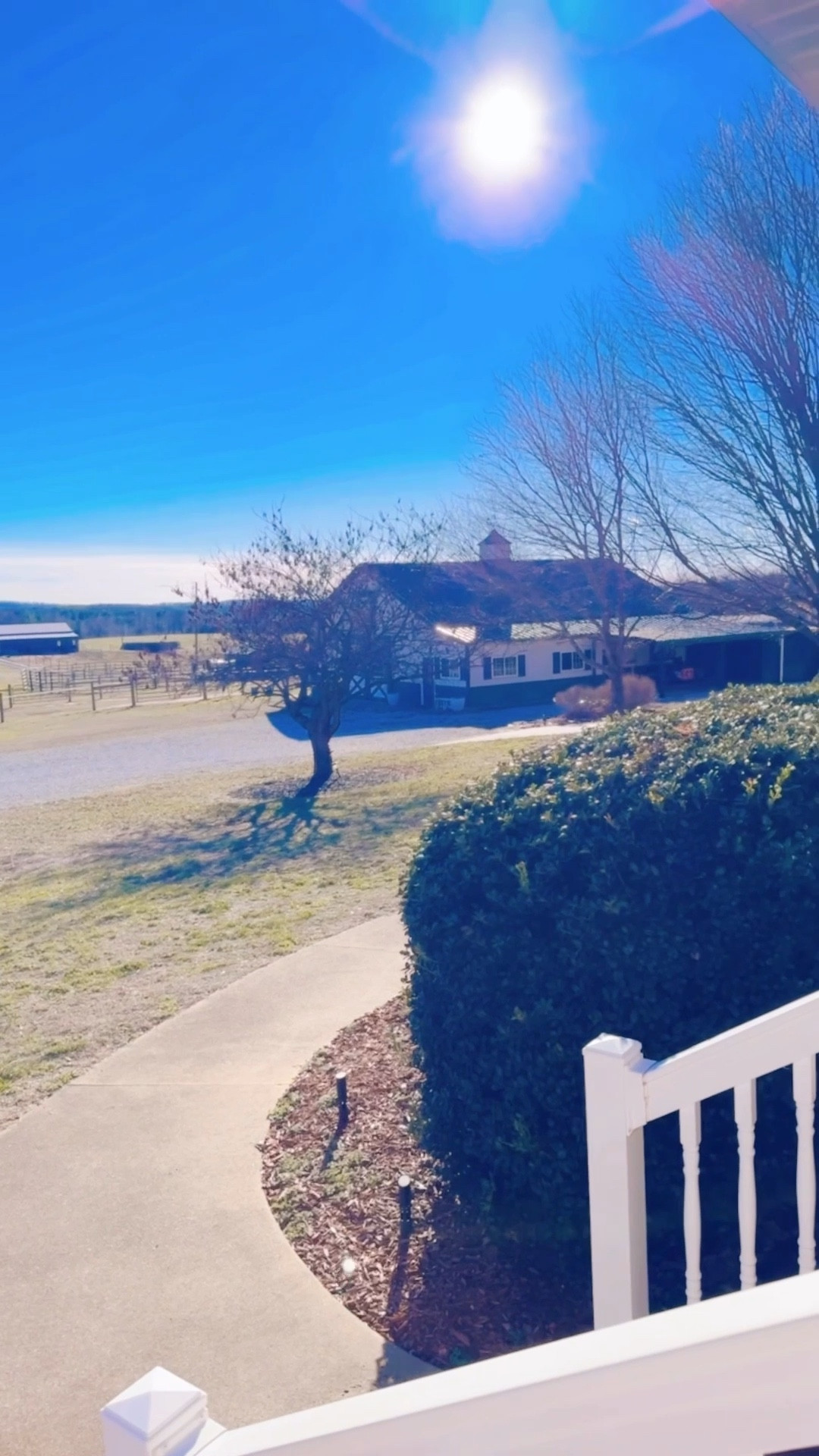 And some front porch time with this view while the littles are down for their naps 💤
