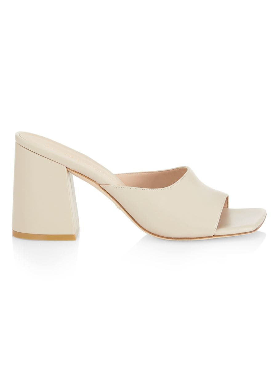 Tia 85MM Leather Mules | Saks Fifth Avenue