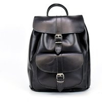 Black Leather Backpack, Greek Bag, Rucksack, Women Handmade Unisex Bag | Etsy (US)