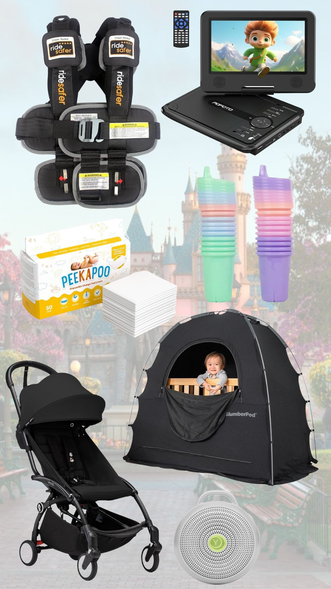 Travel things to make traveling with toddlers and little ones a bit easier! 🤍