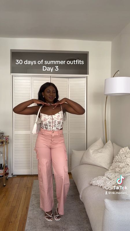 Casual outfit, cargo pants, corset top, Summer outfit, summer fashion, ootd, outfit inspo, casual style, casual aesthetic, pinterest aesthetic, neutral outfit, girly inspo, girly style, everyday style, everyday outfit, 30 days of outfits, outfit ideas, nyc style, grwm, gdwm 


#LTKFind #LTKfit #LTKunder100
