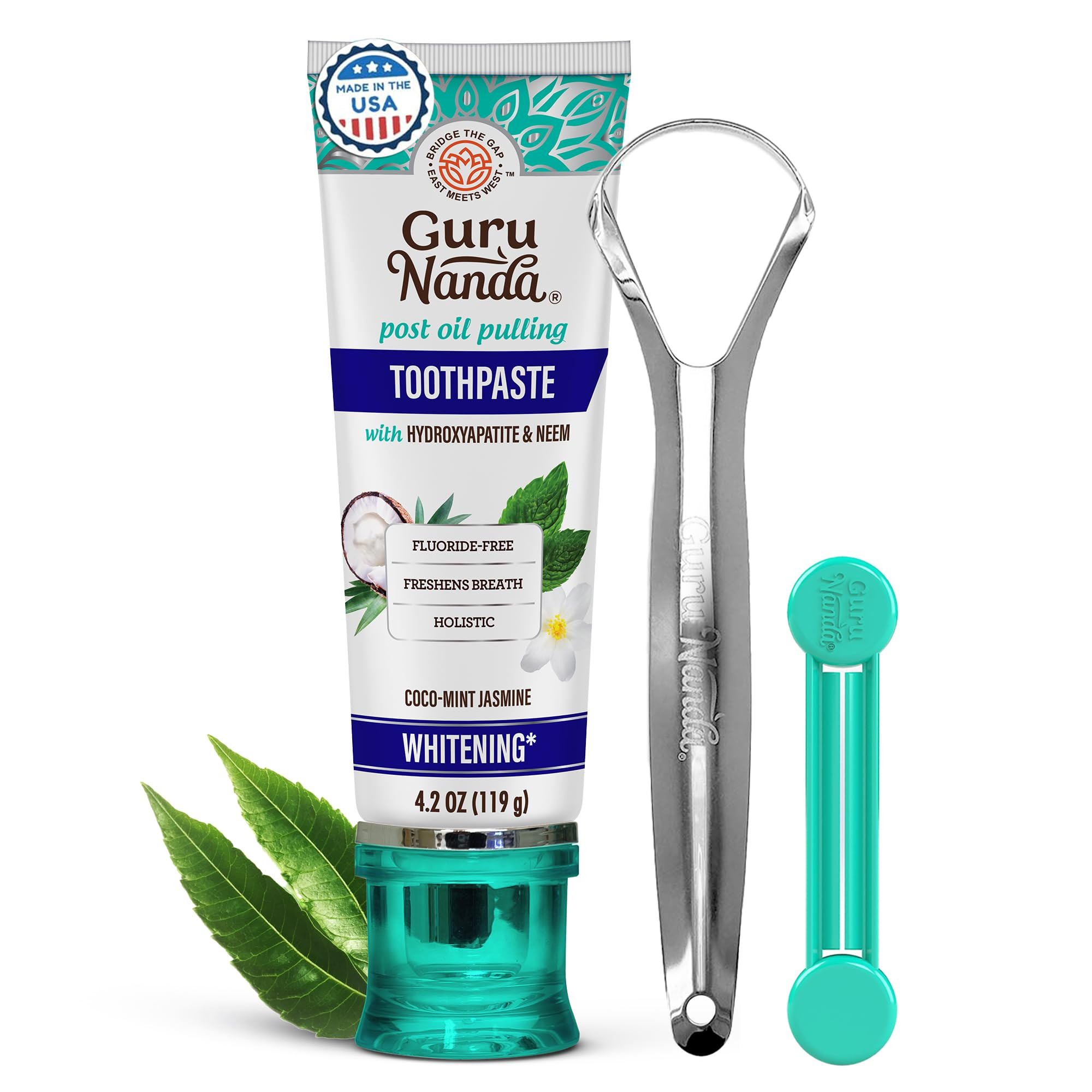 GuruNanda Hydroxyapatite Toothpaste, SLS & Fluoride Free, Whitening Toothpaste - Freshens Breath,... | Amazon (US)