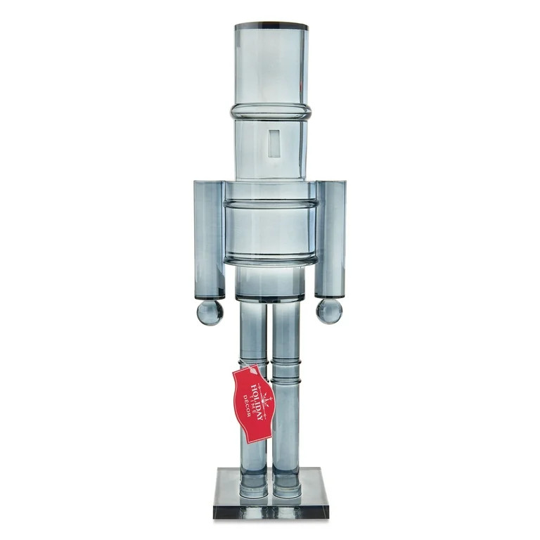 Blue Acrylic Nutcracker Decoration, 14 in, by Holiday Time | Walmart (US)