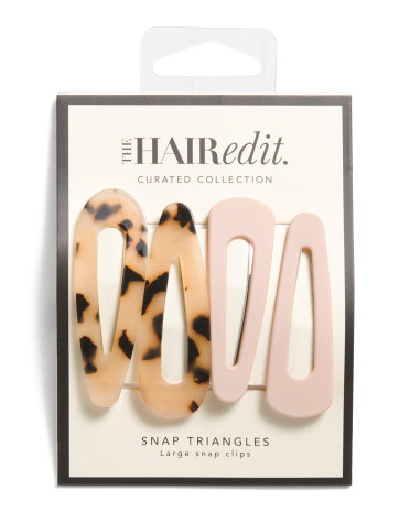 4pk Fashion Snap Triangle Hair Clips | Women | Marshalls | Marshalls