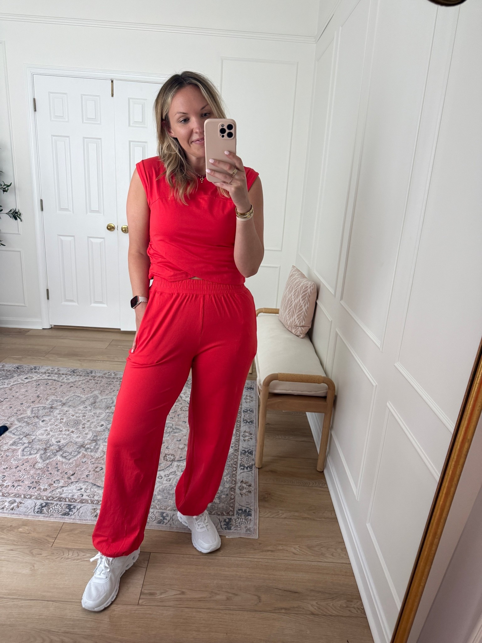 Look for less matching set! Wearing a large 

#LTKmomlife #LTKMidsize #LTKActive