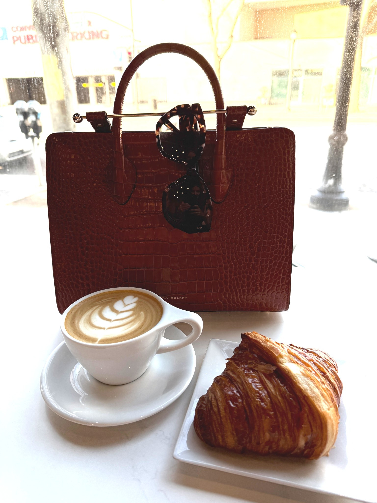 A chic way to start your morning! #luxebag #handbag #itbag 

#LTKdayinmylife #LTKselfcare