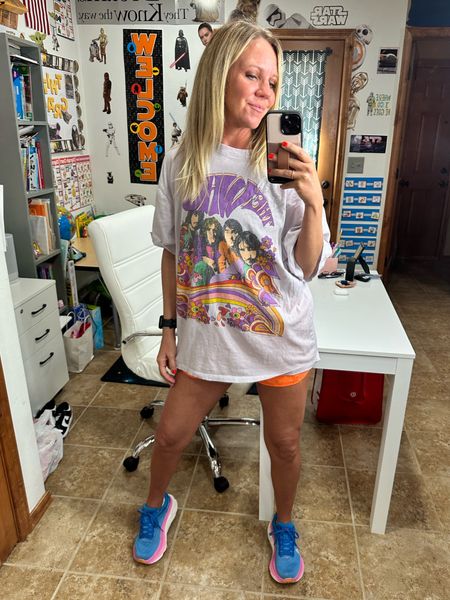 Graphic tees and @lululemon shorts. Such good combo!!! This graphic tee is from Target and shoes are Hokas! #target #lululemon #hoka #warmweather #spring #springfashion

#LTKSeasonal #LTKfitness #LTKfindsunder100