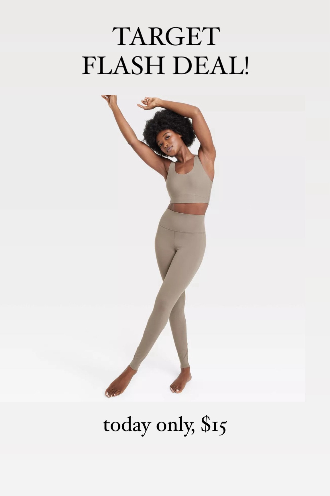 Today only, $15  for ulta high rise leggings 



#LTKSummerSales #LTKSeasonal #LTKSaleAlert