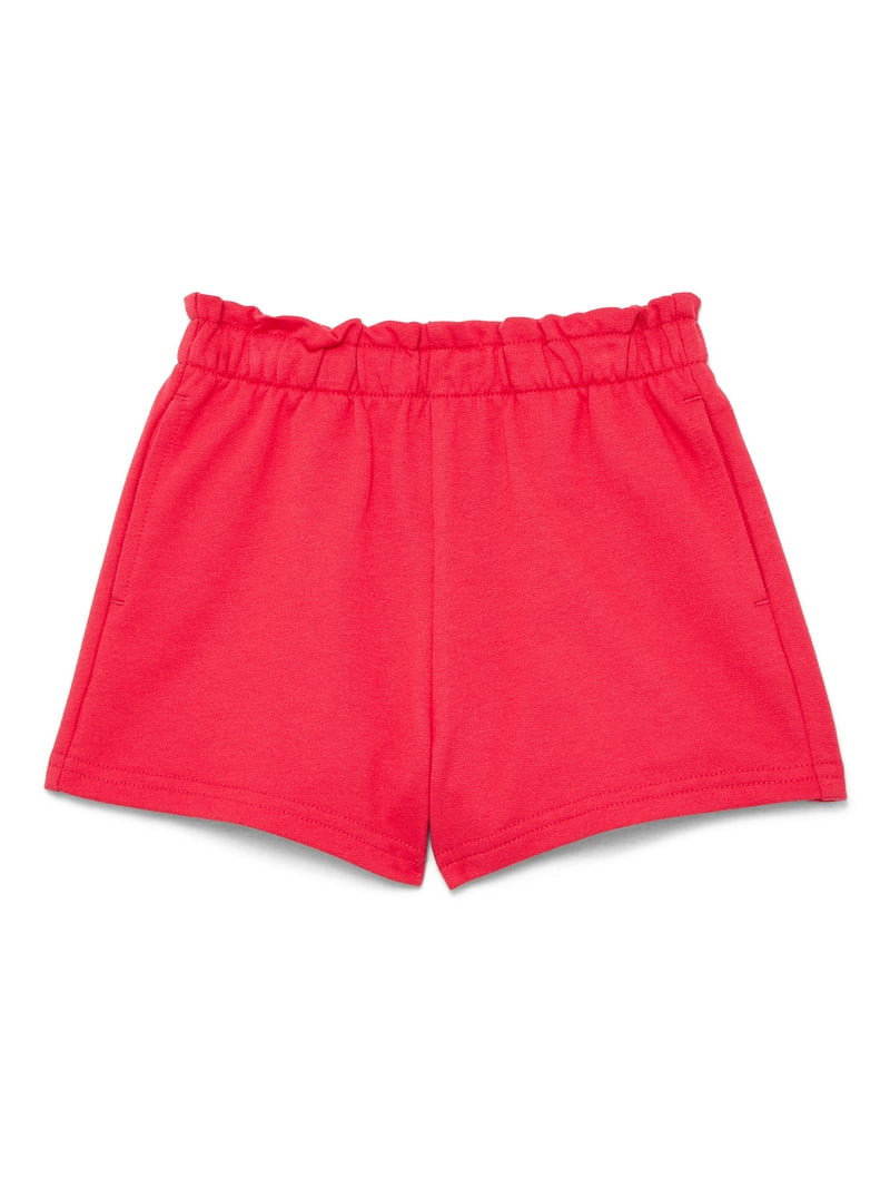 Wonder Nation Toddler Girls Pull On Knit Shorts, Sizes 18M-5T | Walmart (US)
