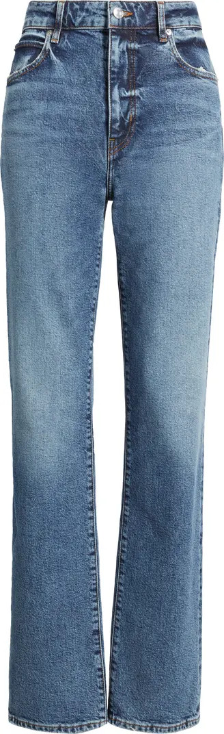 The Ruler High Waist Straight Leg Jeans | Nordstrom