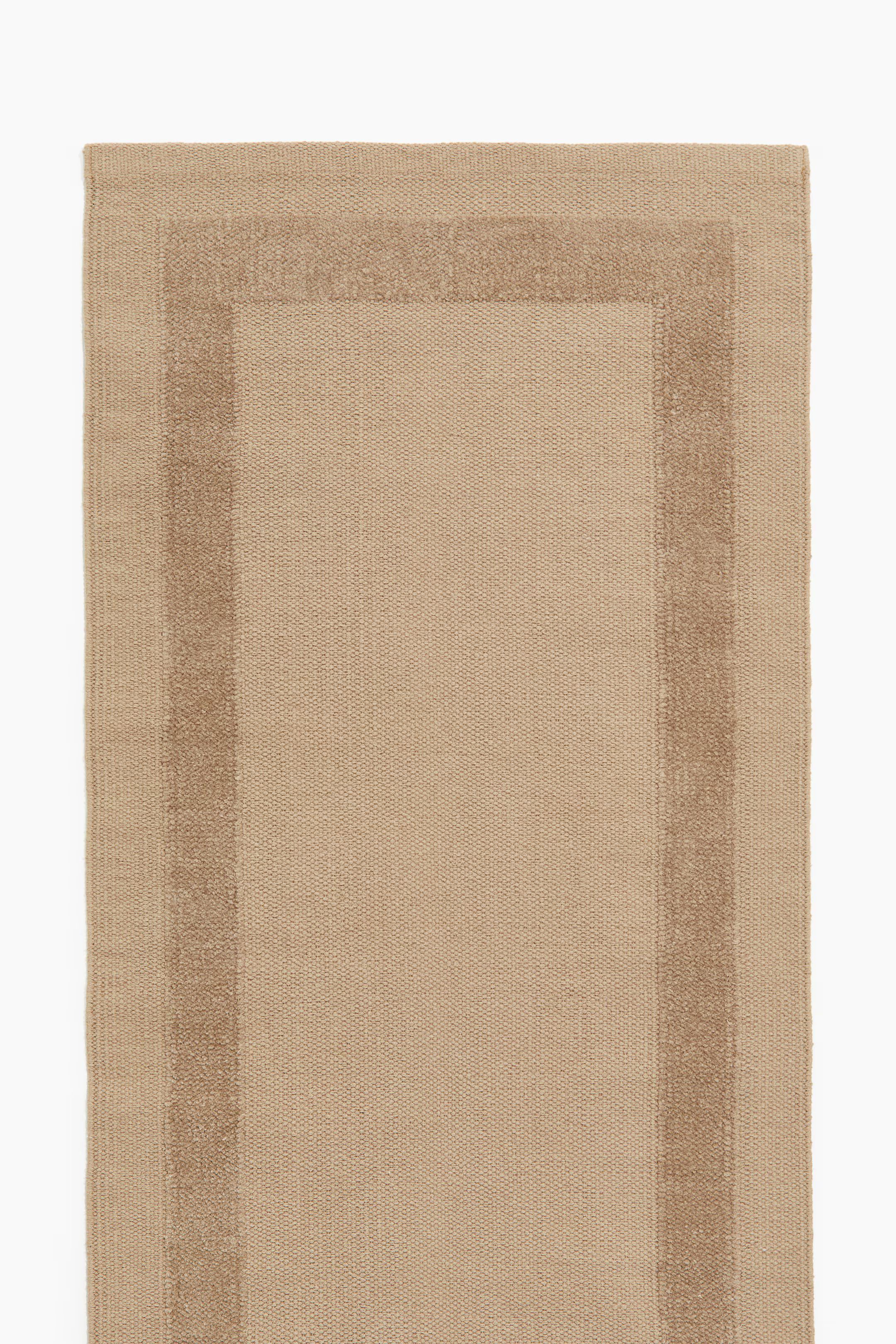 Flatweave Cotton Runner Rug - Beige - Home All | H&M US | H&M (US + CA)