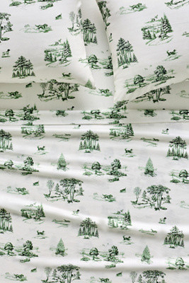 Cotton Modal Brushed Cozy Printed Sheet Set | Anthropologie (US)