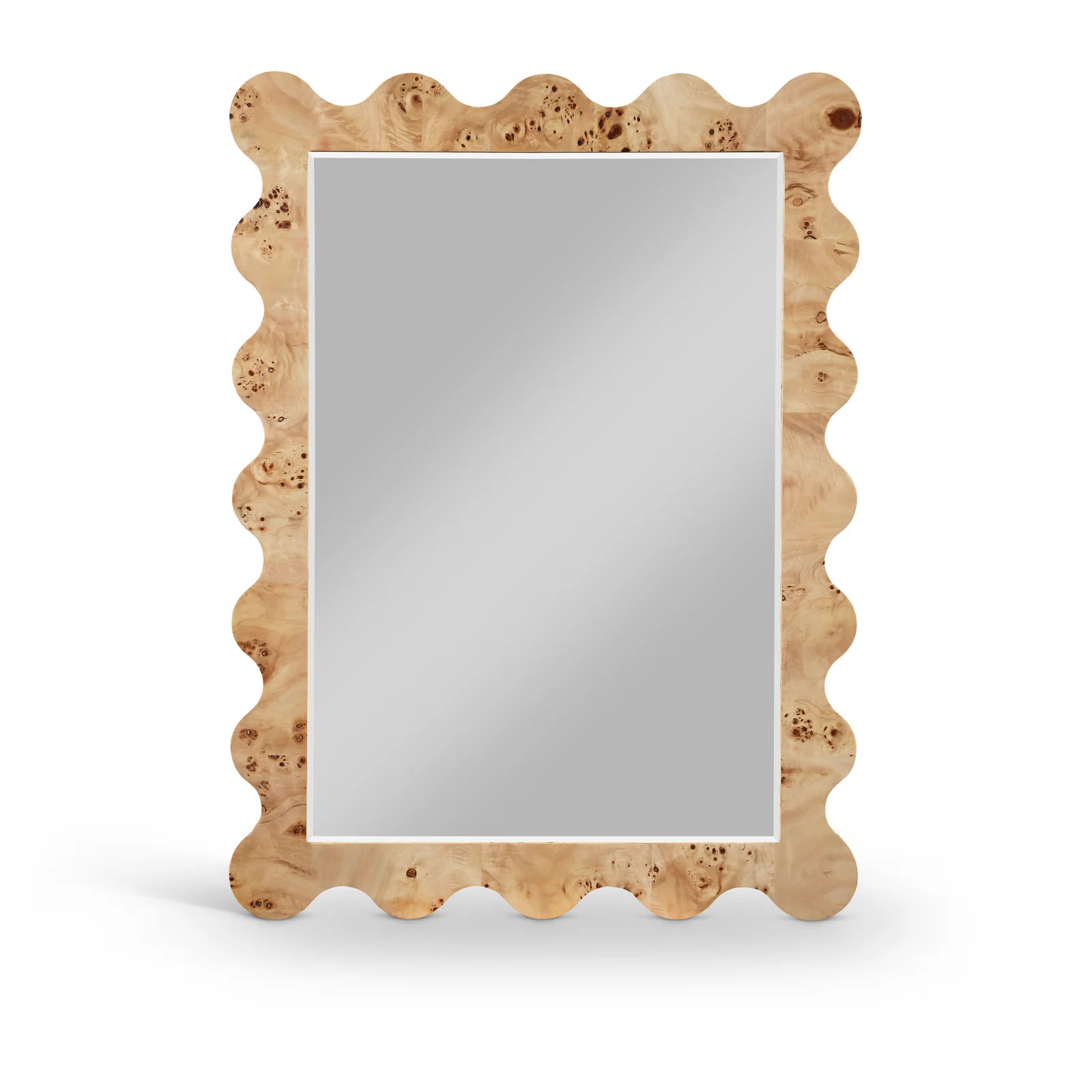 Millwood Pines Seyed Burl Veneer Mirror | Wayfair | Wayfair North America