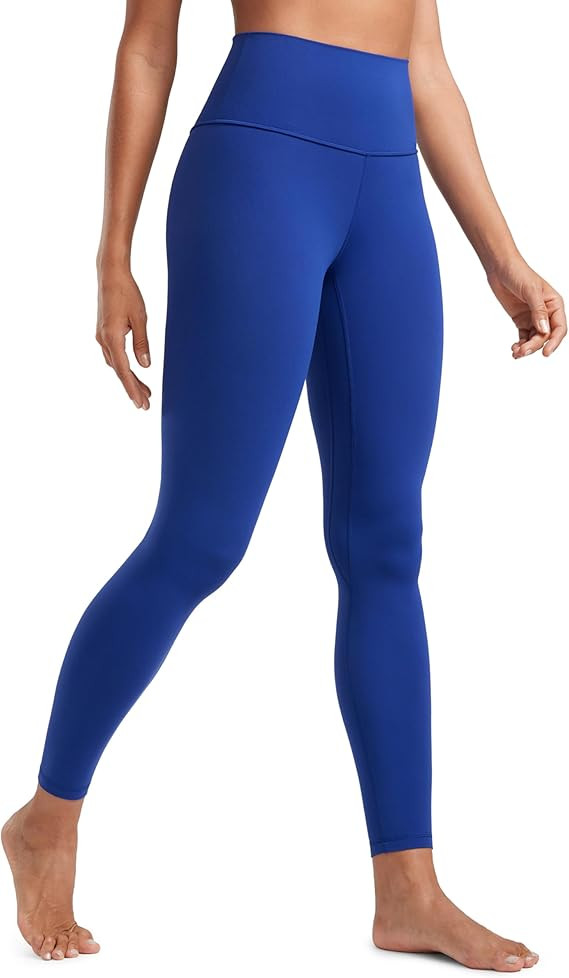 CRZ YOGA Womens Butterluxe High Waisted Yoga Leggings 25" - Double Seamed Buttery Soft Comfy Athl... | Amazon (US)