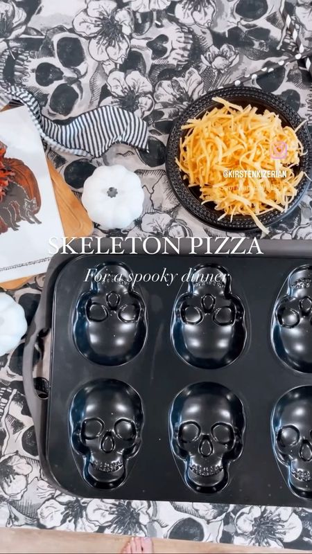 Skeleton baking pizza pan 

#LTKHoliday #LTKkids #LTKHalloween